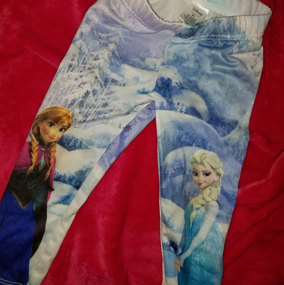 frozen baby girl leggings sizes 2T